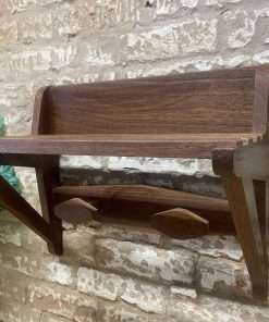 Alternative view of MCM Shelf unit with Coat Hooks, Wood